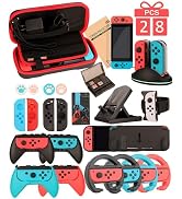 Switch Accessories - Family Bundle Accessories for Nintendo Switch, Carry Case& Screen Protector,...