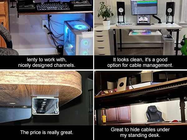Cable Raceway Wire Covers Under Desk Cable Management