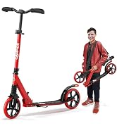 Campior Kick Scooter for Ages 6+, for Kids, Teens, and Adults, Max Load 240 LBS, Foldable, 8-inch...