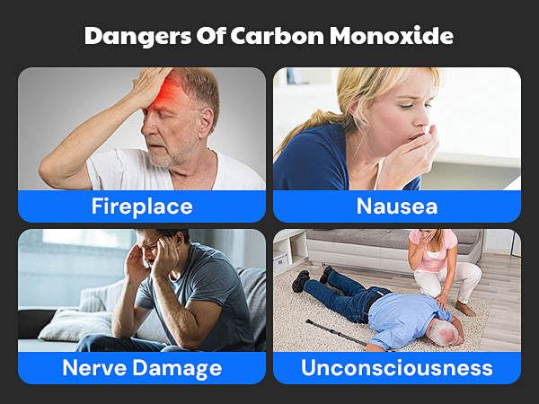 carbon monoxide detector co meter portable for home camping