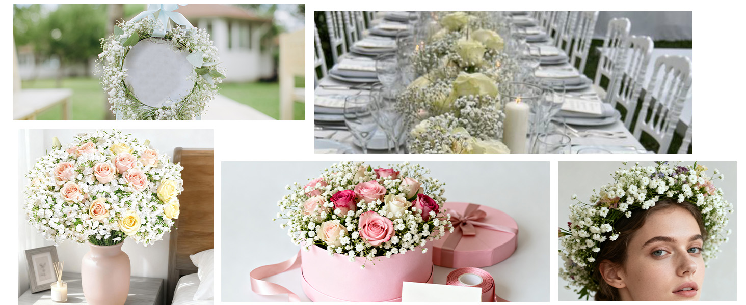 babys breathe artificial flowers