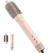 AIMIKE HyperFlow Blow Dryer Brush for Fine Hair, High-Speed Round Brush Hair Dryer with 42m/s Air...