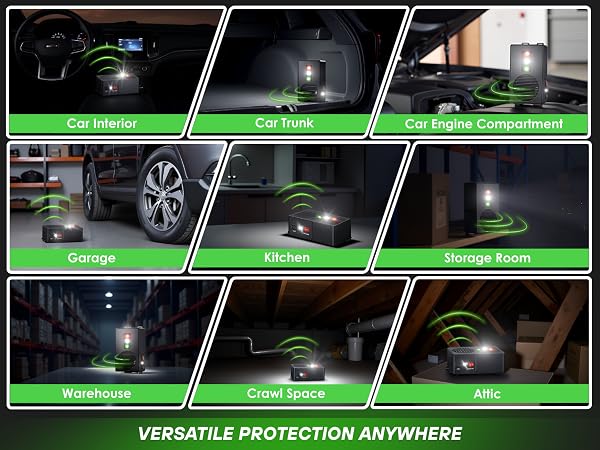 loraffe battery operated under hood rodent repellent Versatile Protection Anywhere