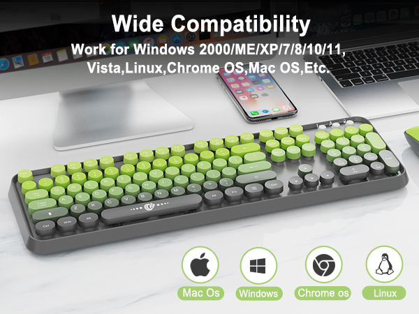 cute keyboard and mouse wireless wireless keyboard and mouse large typewriter keyboard wireless
