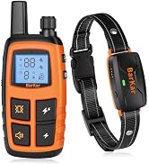 BarKar Shock Collar for Dogs - Dog Training Collar, 3 Training Modes, IPX7 Waterproof, Rechargeab...