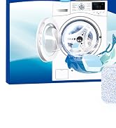 Xcleen Washing Machine Cleaner and Deodorizer Tablets, Washer Cleaner for High-Efficiency He Wash...