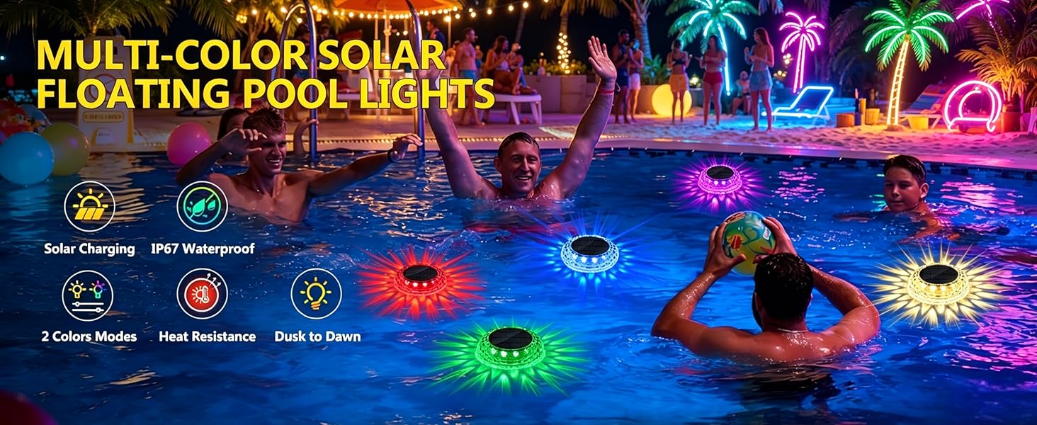 floating pool light
