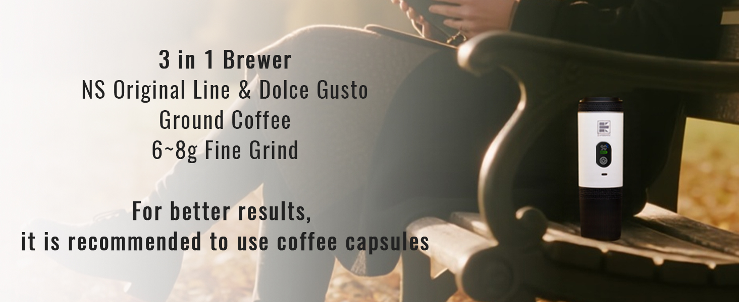 portable espresso machine travel coffee maker