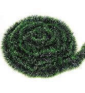 CCINEE 33FT Christmas Garland,Artificial Greenery Pine Garland Decor for Mantle Stair Fireplace H...