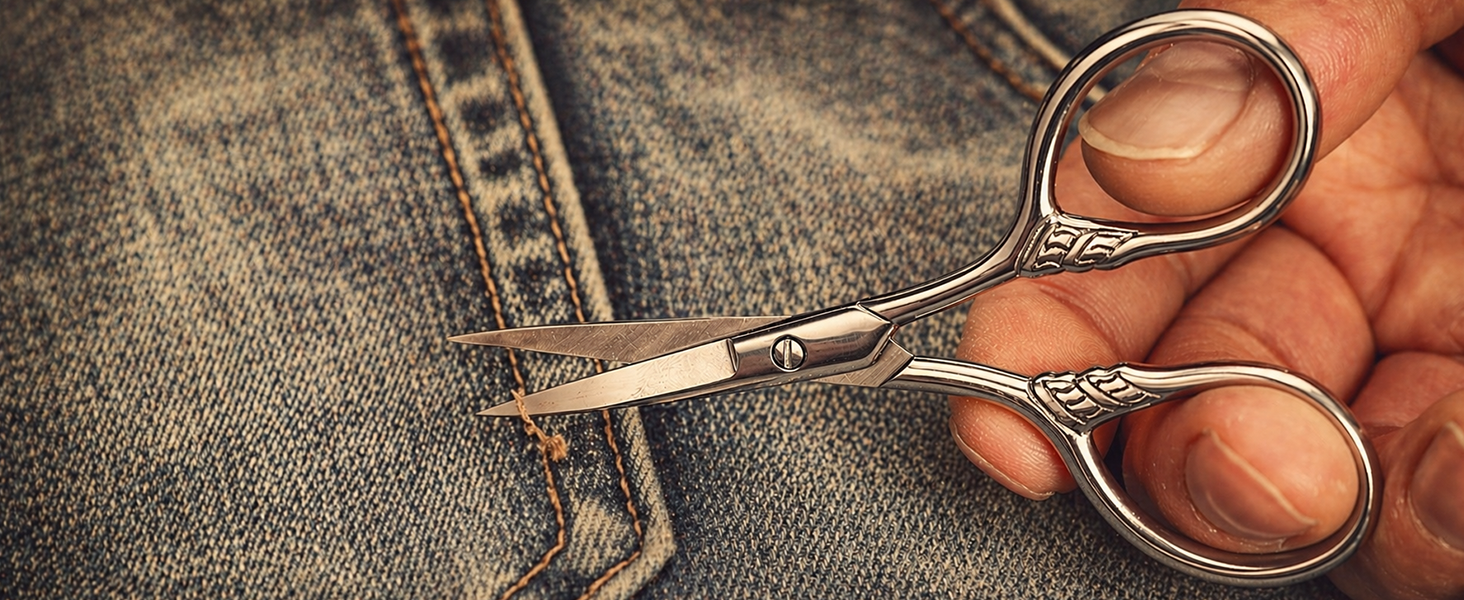 Small scissors sharp precision scissor with case 8