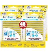SANI 360° Sani Sticks Drain Cleaner and Deodorizer, Enzyme Pipe Cleaners, Eliminate Odors, Preven...