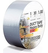 AUDTMWH Duct Tape Heavy Duty, 1.88 in x 90 ft, Silver, Waterproof, Temperature Resistant, Extreme...