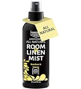 All-Natural Bamboo & Honey Room and Linen Spray, for Sheets, Pillow, Fabric, Bed, Air Freshener C...