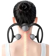 Lyanxinlei Neck Massager,Handheld Shiatsu Deep Tissue Shoulder Massager with Multiple Trigger Poi...