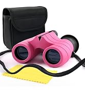 Binoculars for Kids with Compass 8x21 Children Toy Real Binocular Gifts for 3-12 Years Boys Girls...