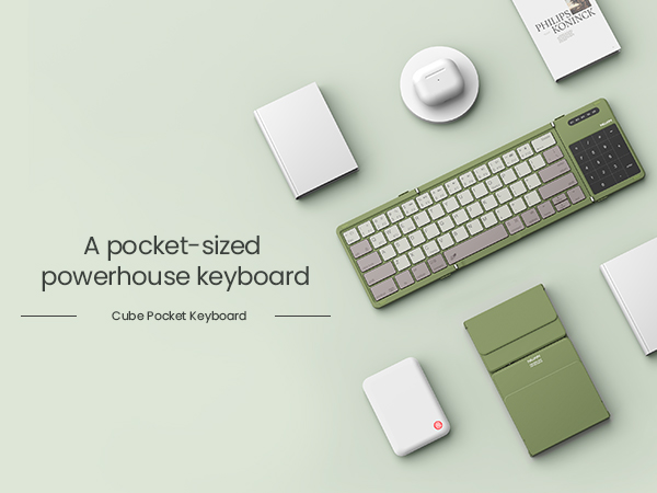 Nillkin wireless bluetooth keyboard with touchpad foldable