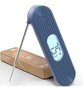 ONLY HUMAN HDP-01 Digital Instant Read Meat Thermometer, High Accuracy Food Cooking Thermometer w...
