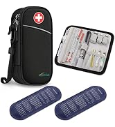 MEDMAX Insulin Cooler Travel Case with 2 Ice Pack, Water Resistant Insulated Diabetic Medication ...