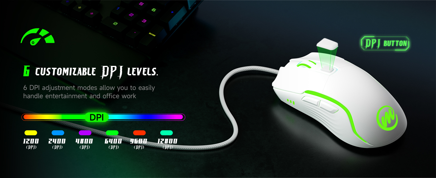 RGB spectrum wired mouse