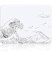 ATTACK SHARK CM05SE Glass Mousepad for Gaming, Ultra Smooth Mouse Mat with Nano-Textured Surface,...