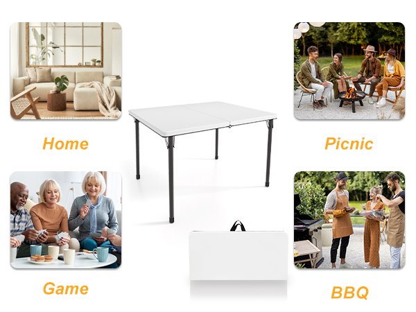 folding card table