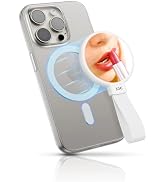 Magnetic Phone Mirror for iPhone 16 15 14 13 Pro Max Plus & Magsafe Case,Selfie Monitor Screen Mi...