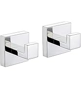 TQKAG Bathroom Towel Hook Coat Polished Robe Clothes Bath Wall Hooks for Kitchen Garage,Stainless...