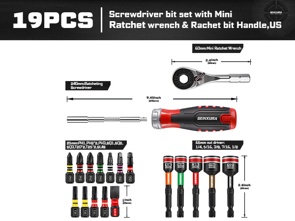 19pcs Tool Kit