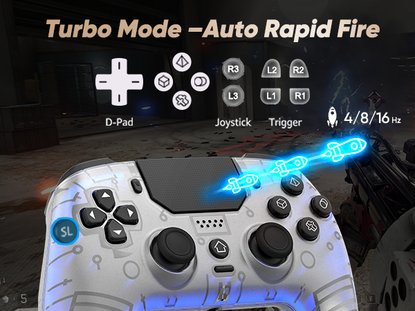 Turbo Mode-auto rapid fire