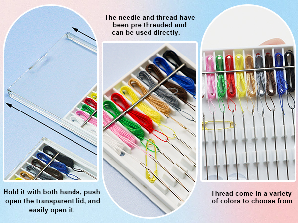 pre threaded needle kit