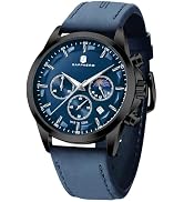 BENYAR Mens Watches Analog Quartz Chronograph Waterproof Wrist Watches for Men Fashion Business W...