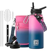 DYSANKY Insulated Water Bottle 32oz - Multiple Insulation Vacuum Sealed Thermos- Portable Sports ...
