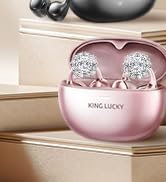 King Lucky Clip-on Earbuds with Detachable Aurora Earrings,Open-Ear Wireless Bluetooth 5.4 Headph...