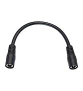 GGIPOWY 3-Pack 5.5mm x 2.1mm DC Power Extension Cable, 18AWG Female to Female Barrel Jack 12V/24V...
