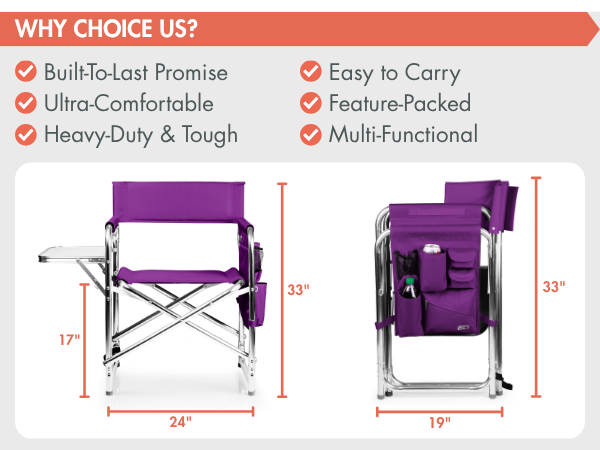 silla de playa para adultos that offers a lifetime promise for peace of mind while traveling