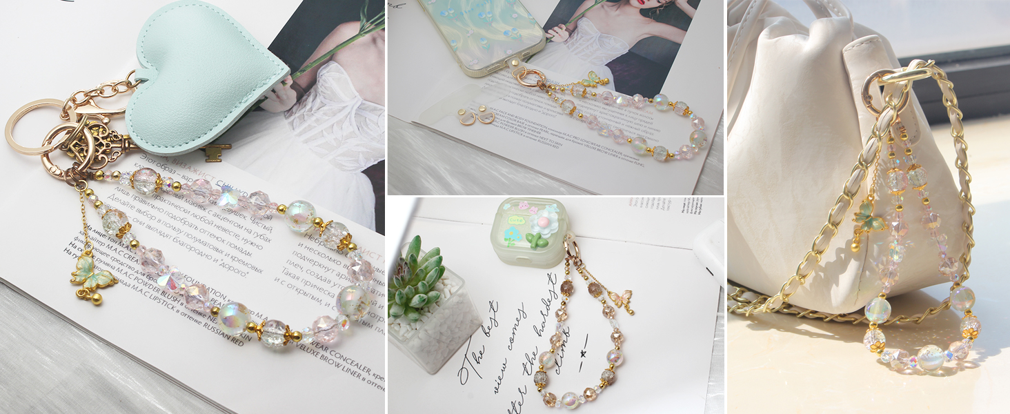 Beaded Phone Wrist Strap