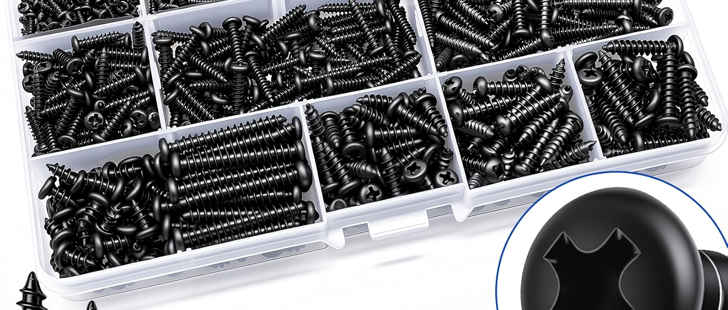 Self Tapping Wood Screws Assortment Kit