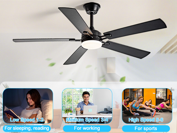 ceiling fan with light and remote
