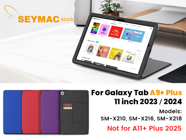 Milti angles Magnetic Stand Cover Protective Shockproof Case for Samsung Galaxy Tab A9+ Plus 11 inch