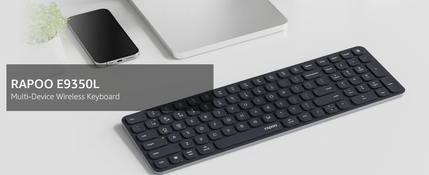 RAPOO E9350L Multi-Device Wireless Keyboard