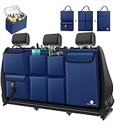 Car Trunk Organizer with Cooler, Hanging Car Organizers and Storage with Large Pockets, Zippers D...