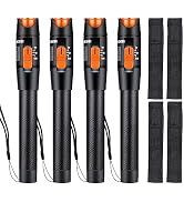Duogalia 4PC Visual Fault Locator 10mW VFL Fiber Optic Tester for Fiber Network Cable Test, Suita...