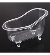Galepromot Clear Mini Bathtub Sundries Storage Box Jewelry Storage Box Makeup Organizer Container...