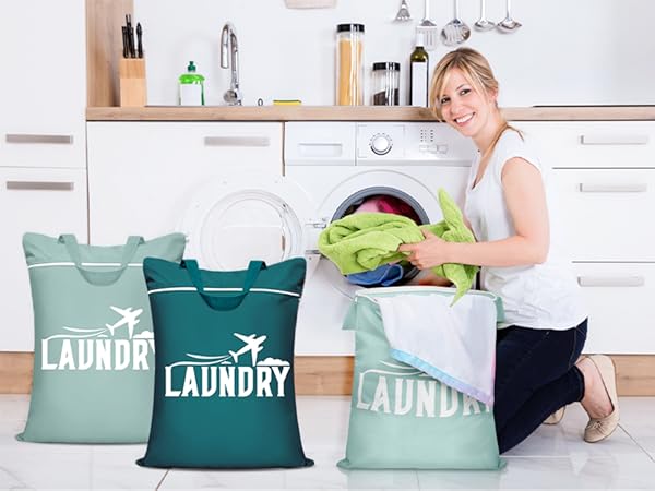 travel laundry bag Greensj03