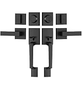 TICONN Double Front Door Handle Set, Heavy Duty Square Door Lever and Single Cylinder Deadbolt Co...