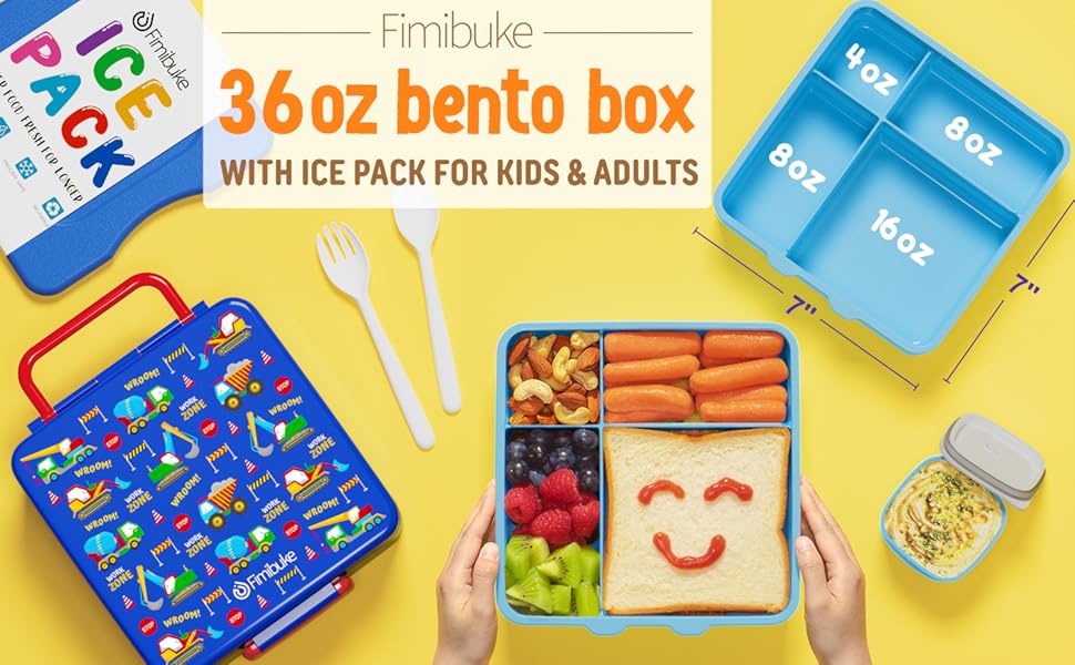 bento box with ice pack