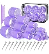 Hair Rollers, IKOCO 4 Sizes Self Grip Hair Rollers Set Includes 60mm 48mm 36mm 25mm Curlers for L...