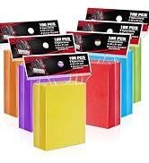 VKshop 600pcs Penny Card Sleeves for Trading Cards,Top Loaders Card Protection for Baseball Cards...