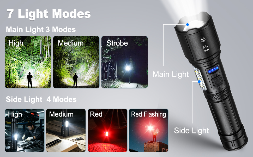 7 light Modes