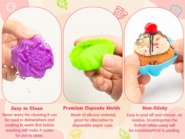 Multi Color Cupcake Liners